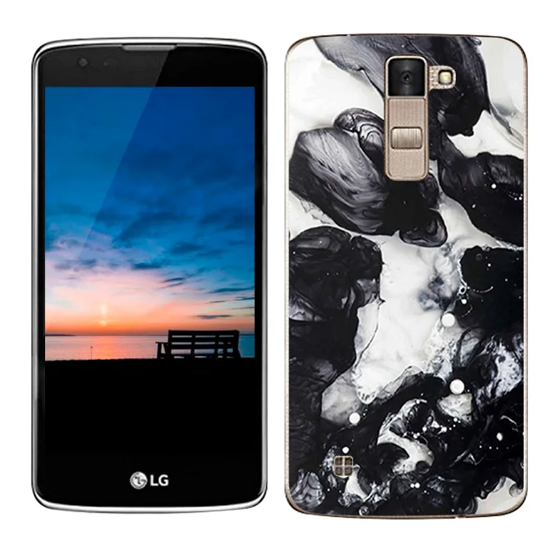 Роскошный чехол для LG K8 Lte K350 K350E K350N, чехол с изображением пейзажа, Силиконовый ТПУ мягкий чехол для LG K8, чехол для телефона s 5,0, Ультратонкий чехол