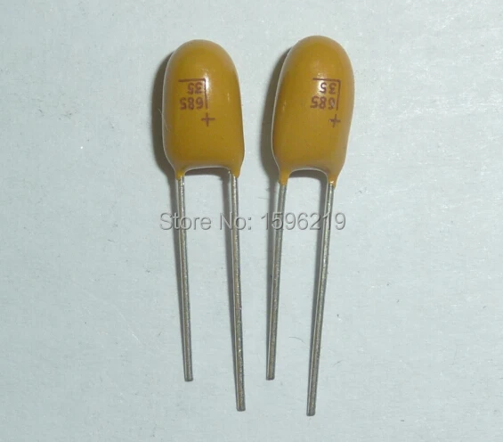 

10pcs Tantalum capacitor 6.8uF 35V 685 Brand New 35V6.8uF DIP Radial
