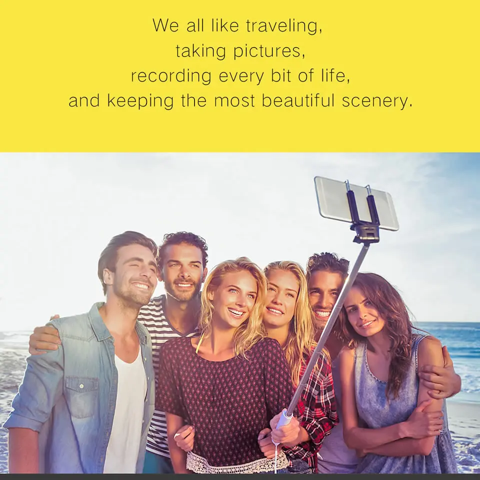 Wsdcam 3 in 1 Wireless Bluetooth Selfie Stick Handheld Monopod Shutter Remote Foldable Mini Tripod For iPhone XR 8 X 7 6s Plus