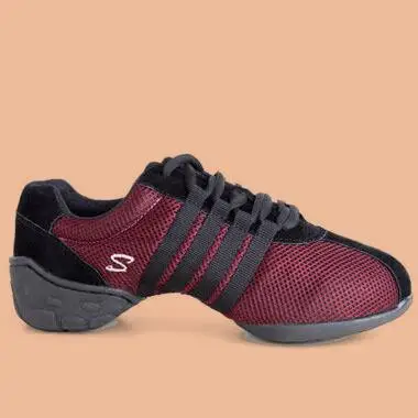 Dance Shoes Women Men New Brand Dance Sneaker Shoes Black Air Mesh Hip Hop Dance Sneaker Athletic Girls Shoes For Woman