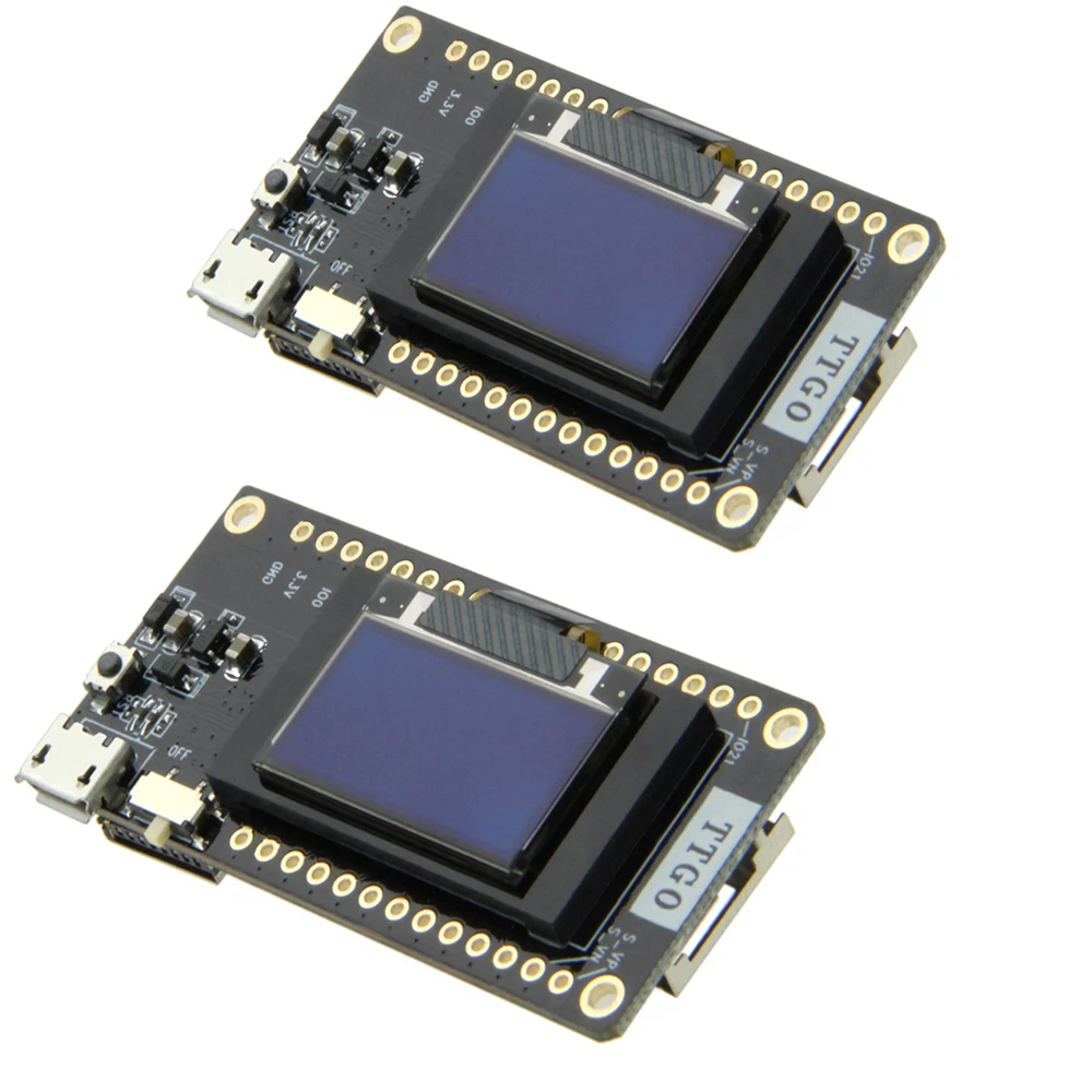 

Top 2PCS Ttgo Lora32 V2.0 868Mhz Esp32 Lora Oled 0.96 Inch Sd Card Blue Display Bluetooth Wifi Esp32 Esp-32 Module With Antenna