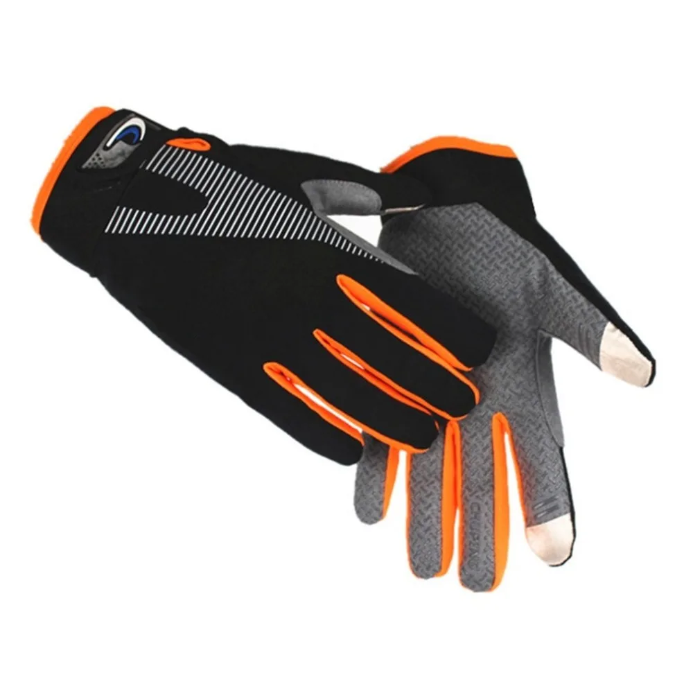 High Elasticity Outdoor Cycling Gloves Breathable Bicycle Gloves with Anti-slip Screen-touchable Unisex Bike Gloves