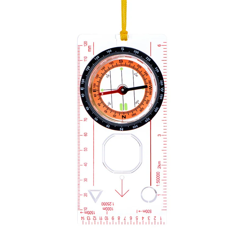 Multi-Function Pointer Compasses Ruler Magnifier Protractor Compasses Universal for Outdoor Camping Hiking Adventure Gifts Multi-Function Pointer Compasses Ruler Magnifier Protractor Compasses Universal for Outdoor Camping Hiking Adventure Gifts