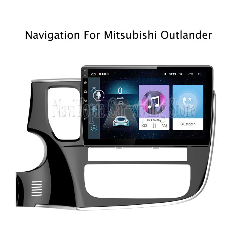 Sale 10.1inch Android 9.0 Car Radio GPS Navigation Multimedia Stereo DVD Player for Mitsubishi Outlander 2013-2018 0