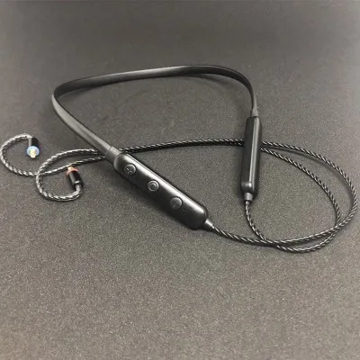 QCC3005 шейный Bluetooth 5 0 обновленный кабель APTX AAC 2PIN MMCX OCC посеребренный микрофон для