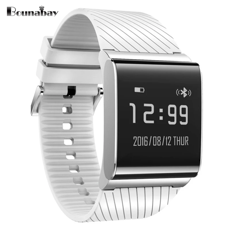 

BOUNABAY Fitness Smart Bluetooth Heart Rate Monitor watches for woman original women android ios clock waterproof army watch
