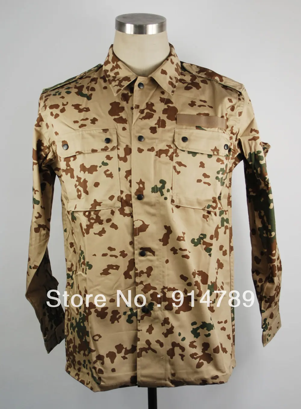 GERMAN DESERT TROPICAL FLECKTARN CAMO 