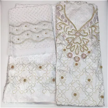 

Heavy handmade beads and stones cotton bazin riche brocade 2019 jacquard brocade basin riche brocade lace fabric 7yards/lot LDB