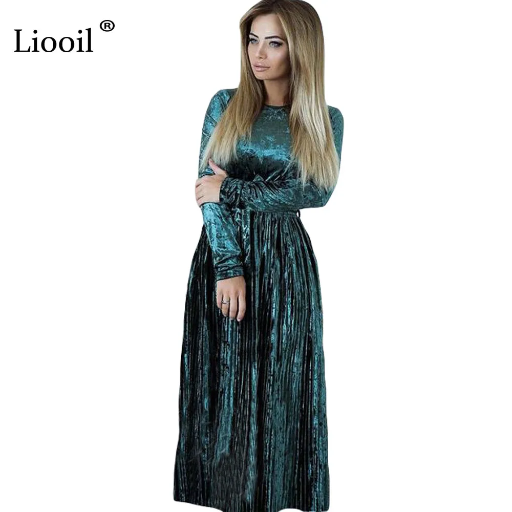 Red long sleeve pleated maxi dress shirts