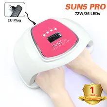 72 Вт/80 Вт Светодиодная УФ-лампа для ногтей SUN5 PRO две руки лампа для 48 Вт/54 Вт SUNONE SUN X Сушилка для ногтей для отверждения ногтей Гель-лак маникюрные инструменты
