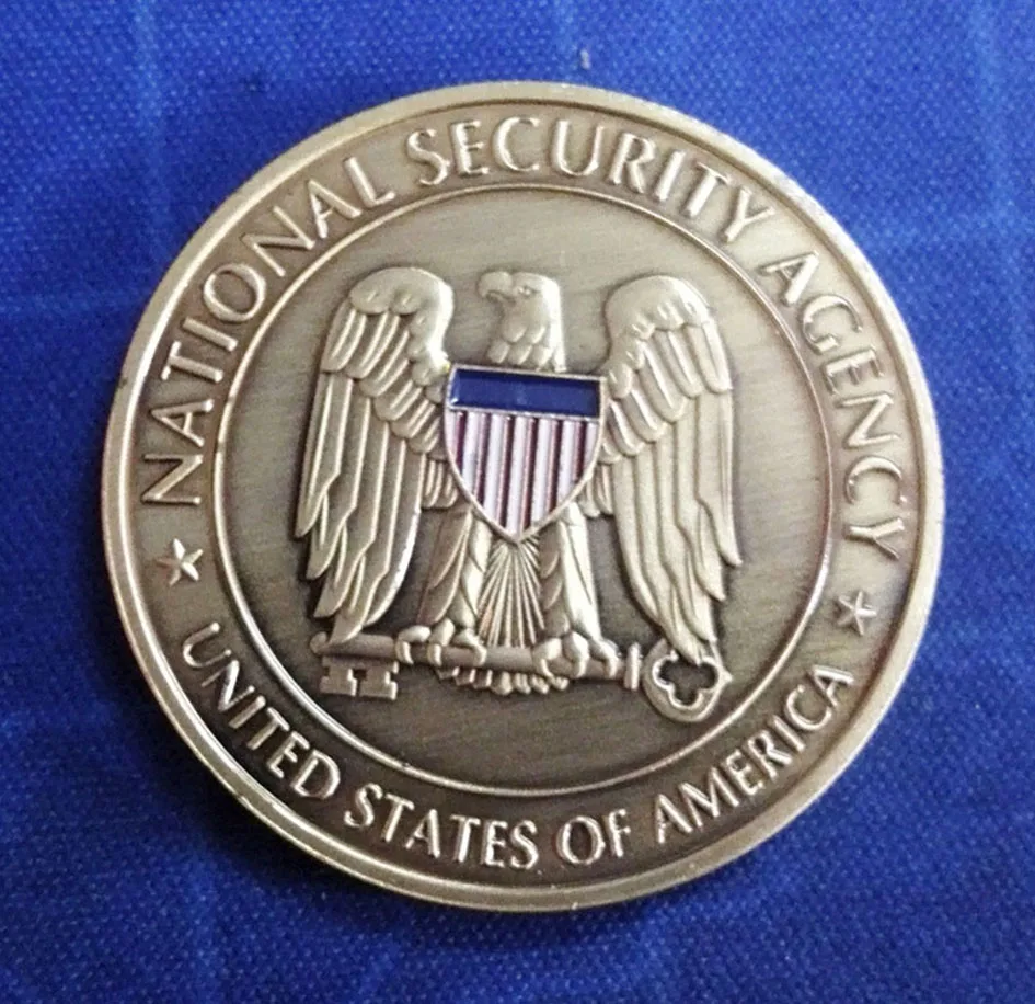 40 мм национальная служба безопасности сувенирная монета бронзовая медаль