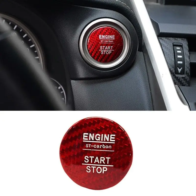 

2018 New Carbon Fiber Engine Start Stop Button Cover Trim For LEXUS IS250/350/200T 2013-2017 Interior Accessories