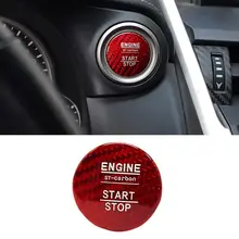 2018 Nuovo In Fibra di Carbonio Motore Pulsante di Arresto di Avvio di Copertura Trim Per LEXUS IS250/350/200 T 2013- 2017 Accessori Per Interni