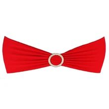 50 шт. лайкра, лента для стула, эластичный спандекс стул бант с круглым кольцом для свадьбы, украшение для банкета и вечеринки стул для мероприятий, пояса