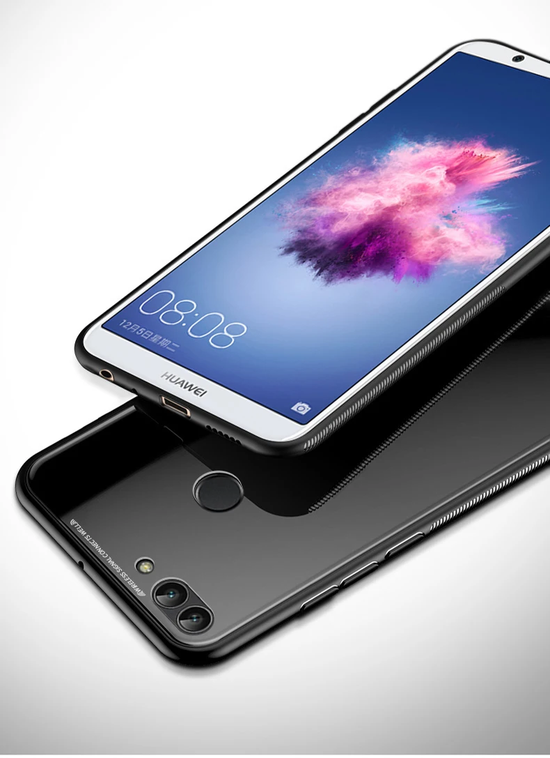 TRISEOLY для huawei P Smart Case роскошный стеклянный зеркальный чехол TPU чехол для телефона huawei P Smart PSmart 5,65
