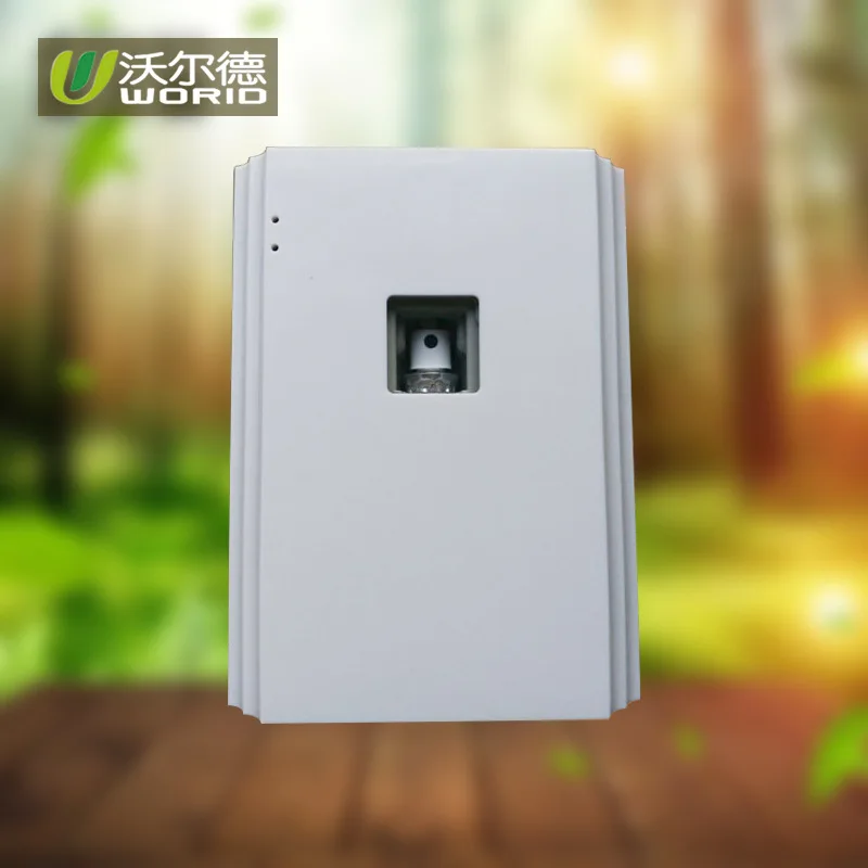 

X-1143 LED Automatic Liquid Perfume Dispenser White ABS Wall-mounted Air Aerosol Dispenser Hotel Home Public Toilet