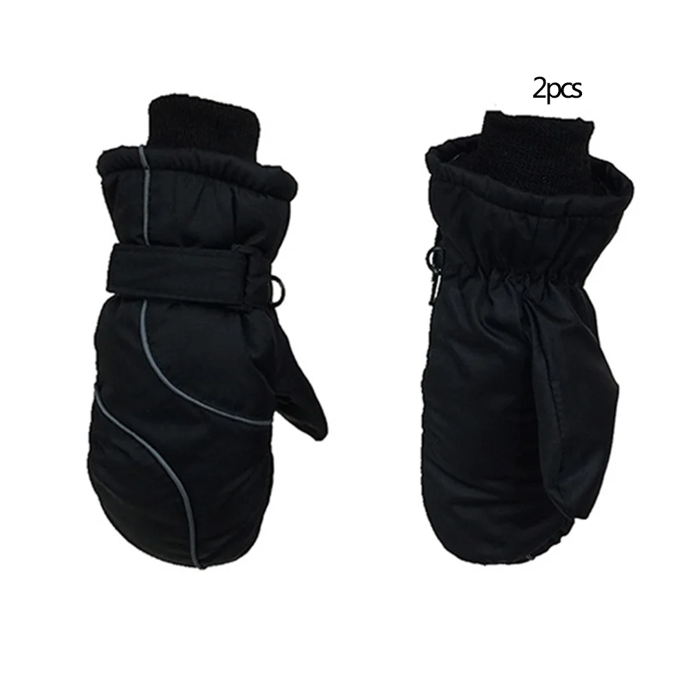 New Winter Kids thicken warm stitching ski gloves Children waterproof windproof gloves outdoor Accessories 5-9T