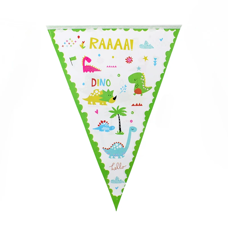 Dinosaur Theme Tableware Birthday Party Decoration Kids plate Cups hats Tablecloth Balloon Flag Straw Party Supplies