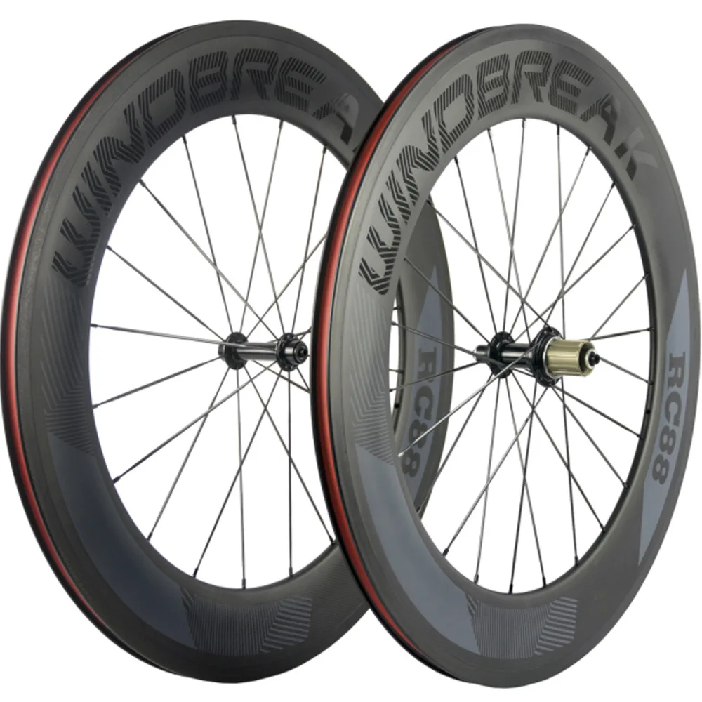 88mm carbon wheels