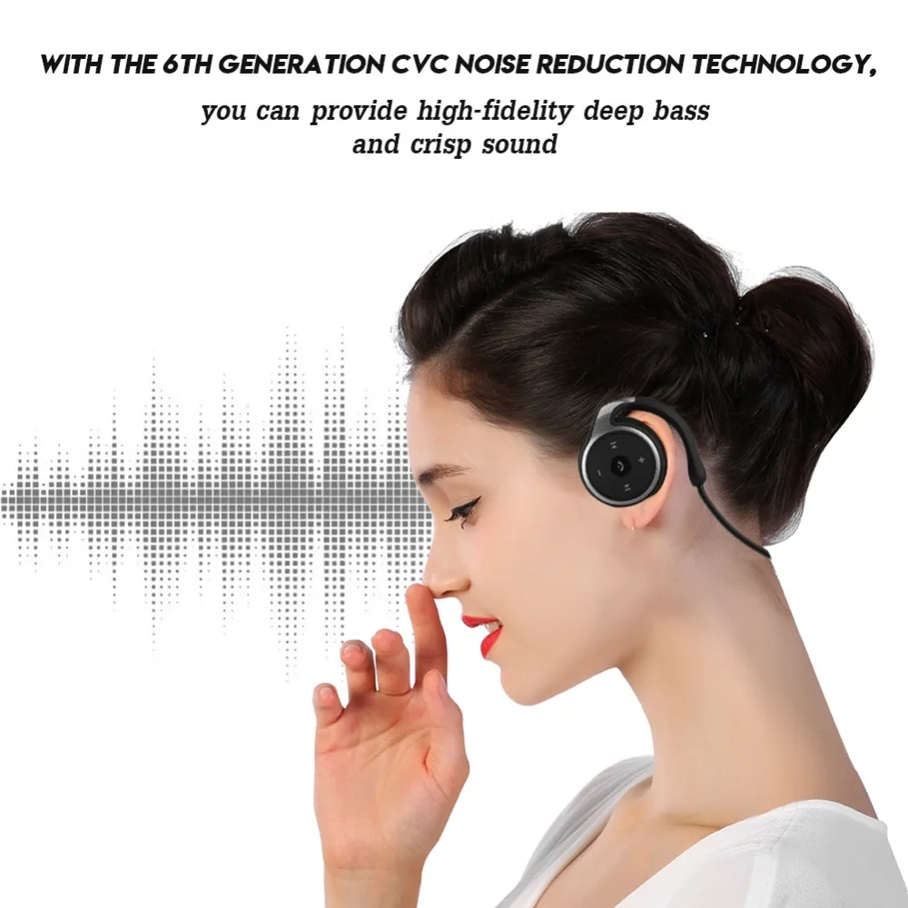 Горячая A6 Bluetooth спортивные наушники портативные шейные беспроводные наушники гарнитура Auriculars с шумоподавлением Микрофон