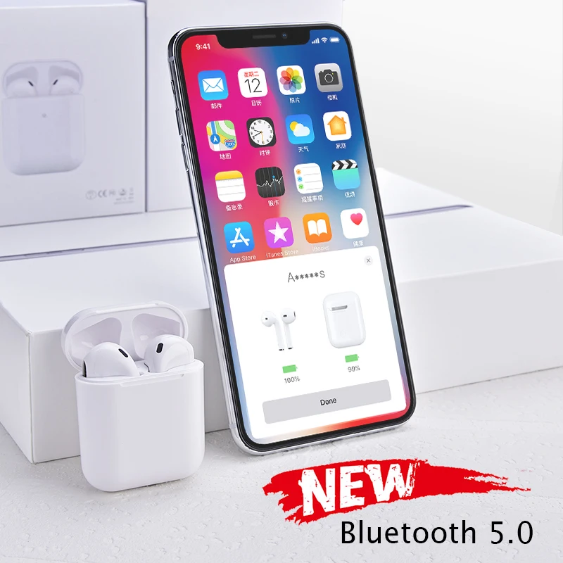 

New Handsfree Headphone Mini Tws i10 i9s i7p mini Q32 Earphone Latest Bt 5.0 True Wireless Earbuds 2-3Hours Play Time i10s tws