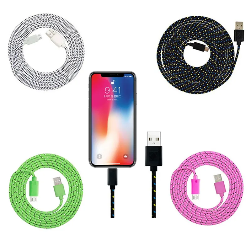 USB кабель для зарядки и передачи данных 25 см 1 м 2 3 м|Кабели мобильных телефонов| |