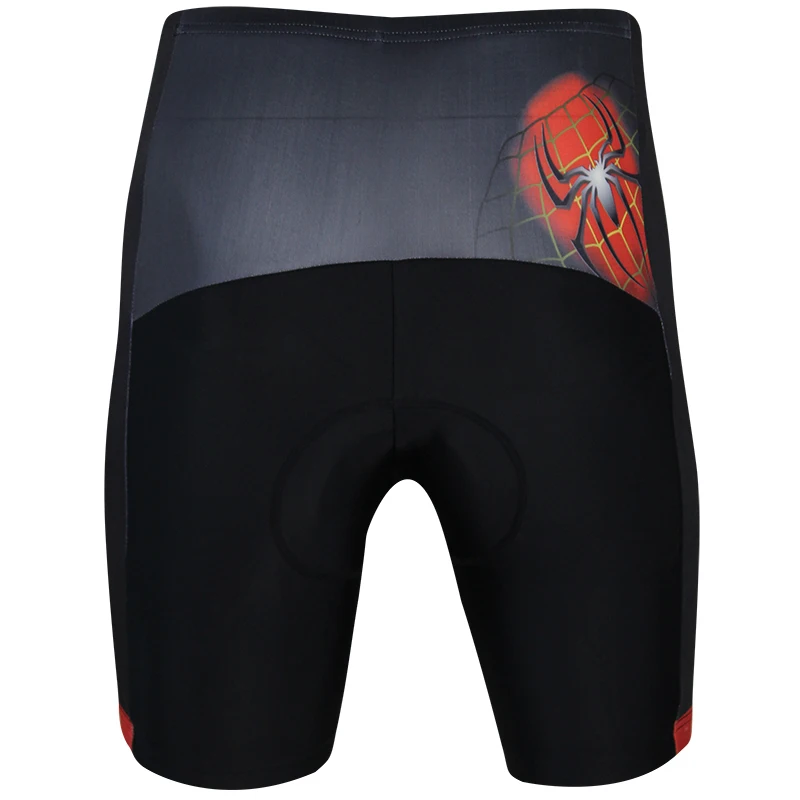 Крутой Человек-паук велосипедные шорты дорога MTB горный велосипед одежда супергерой короткий рукав черный досуг спортивные велосипедные брюки