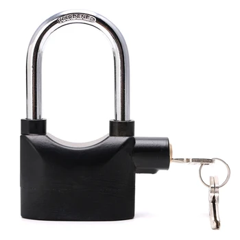 

Waterproof Siren Alarm Padlock Alarm Lock for Motorcycle Long Beam Bike Bicycle