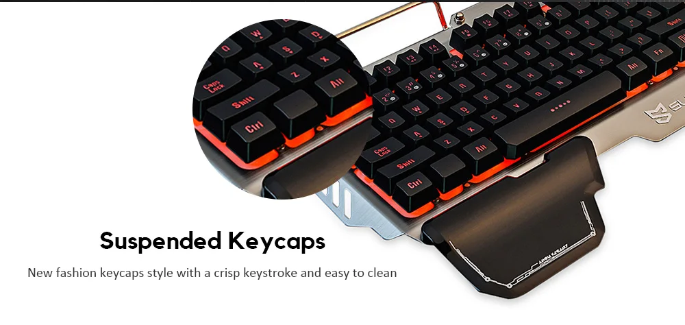 SUNSONNY S K10 104 клавиатура Проводная голос Управление с RGB Подсветка|Клавиатуры| |