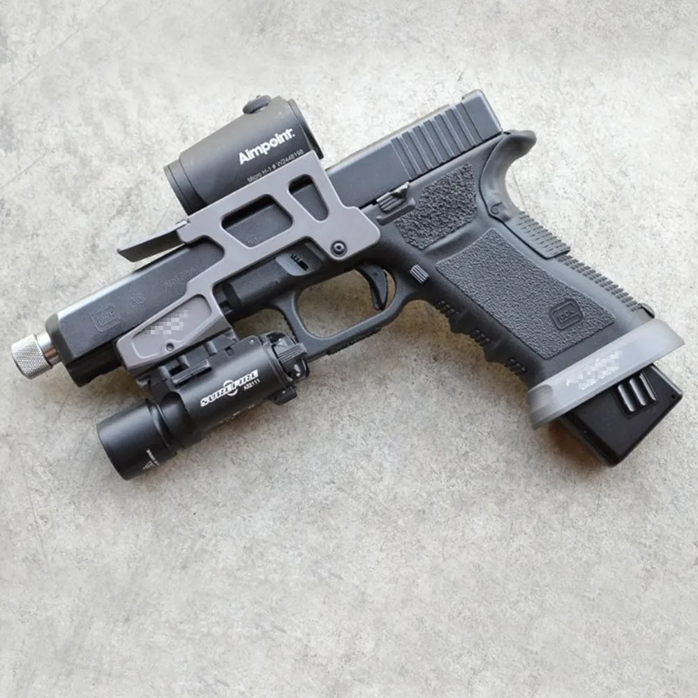 ALG обороны 6 второй фон Оптика Прицела T1 T2 H1RMR для пистолета Gen3 мы Marui кВА Glock 17 18C 22 24