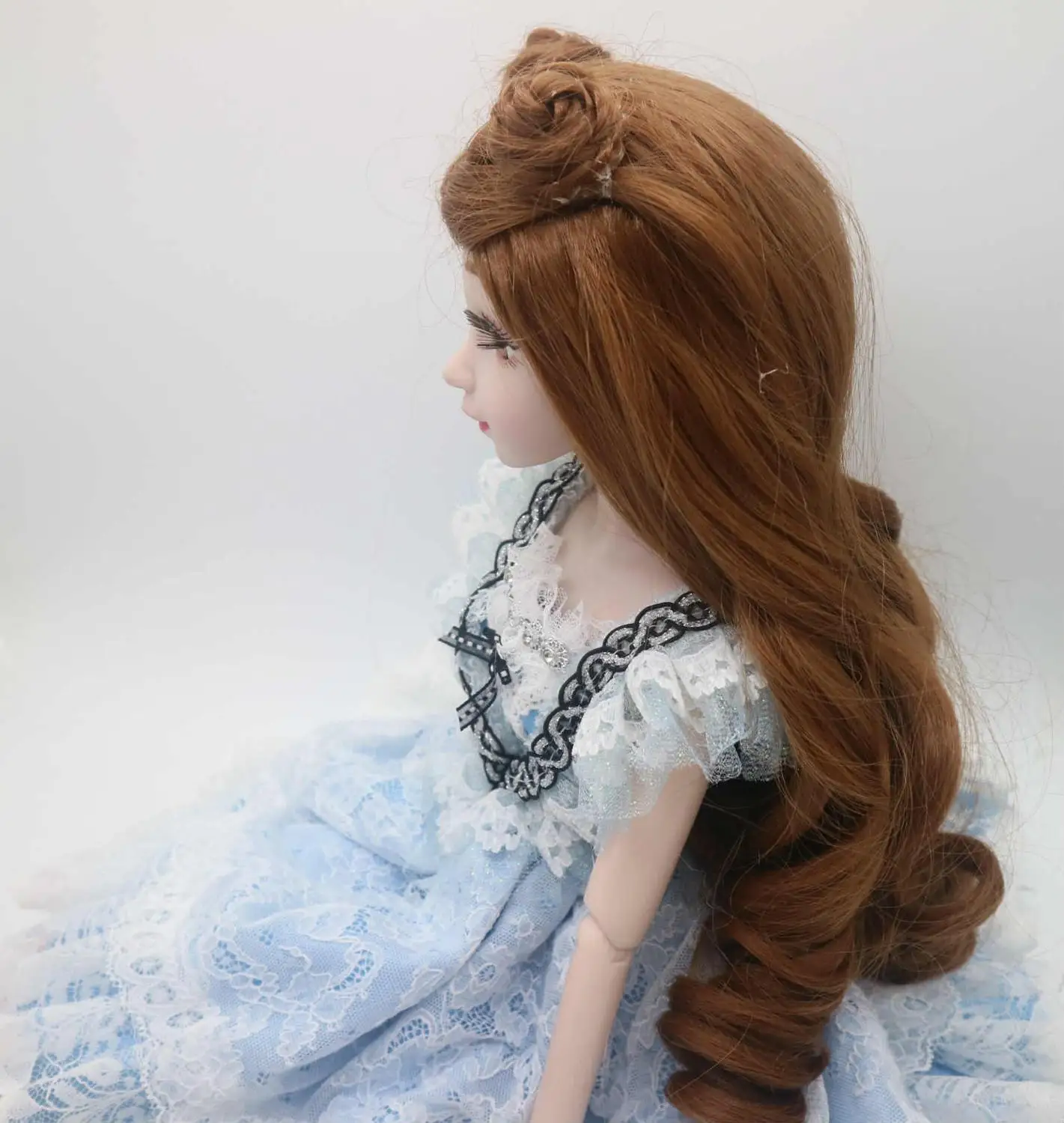 60 см Женский Пластиковый совместный подвижный кукла для продажи с платьем