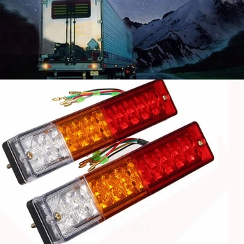 

1 pair 12V 20LED Car Auto Truck Stop Rear Led Tail Light Brake Reverse Light Turn Indiactor Boat ATV Truck Trailer Lamp