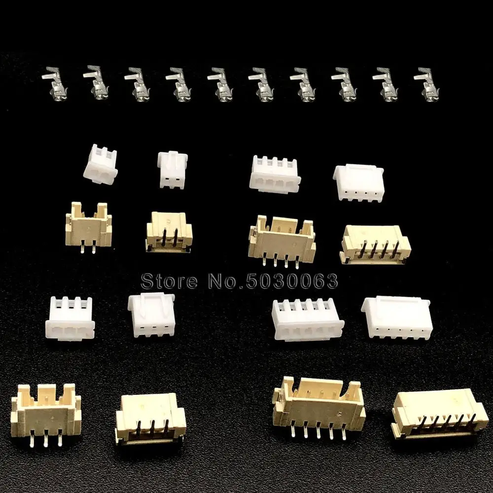 Комплекты XH 2 54 мм шаг 2p/3p/4p/5p/6p/7p/8p/9p/10p XH2.54 вертикальный SMD штекер гнездовой разъем
