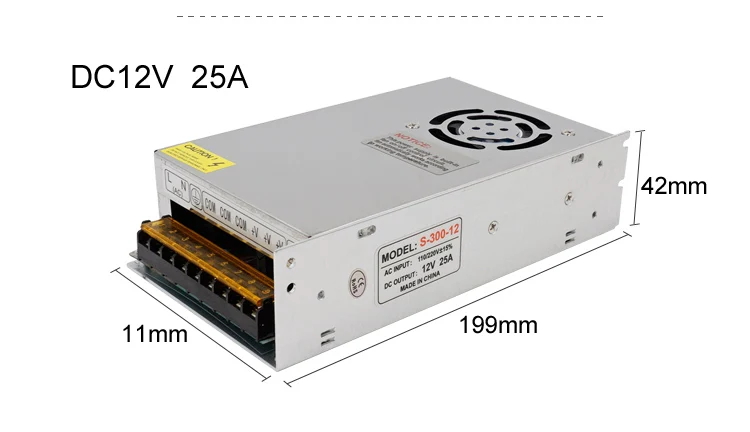 Светодиодный драйвер Мощность адаптер для Светодиодные ленты DC 12 V 5A 8.3A 10A 15A 16.7A 25A трансформаторы для освещения светодиодный SMD 2835 3528 5050