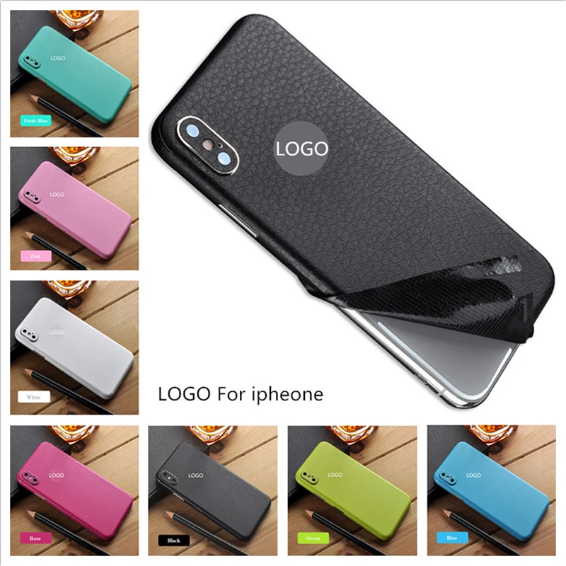 

Sticker Skin Film For iPhone 6 7 8 Plus X Back Film Thin Screen Protector Protective Cover Stickers Color Paster Rear Decorative