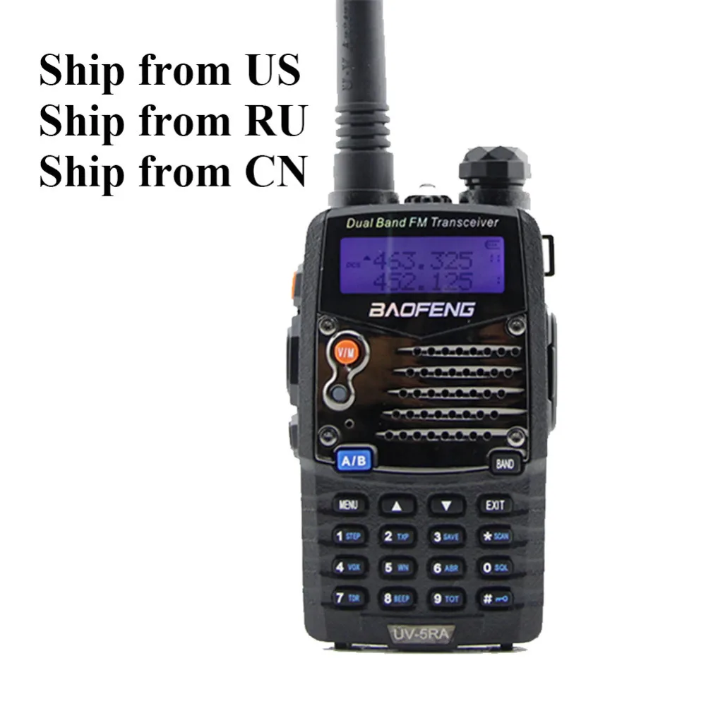 

Ship from RU/US/CN! Baofeng UV-5RA UV dual band 136-174MHz&400-520MHz Two Way Radio