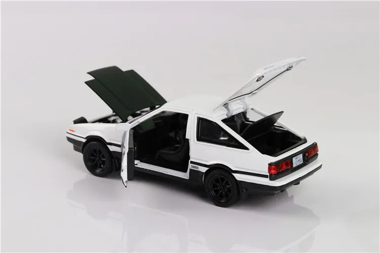 1/32 Diecasts& Toy транспортные средства TOYOTA AE86 супер модель автомобиля со звуком и светом коллекционная машинка Игрушки для мальчиков подарок для детей brinquedos