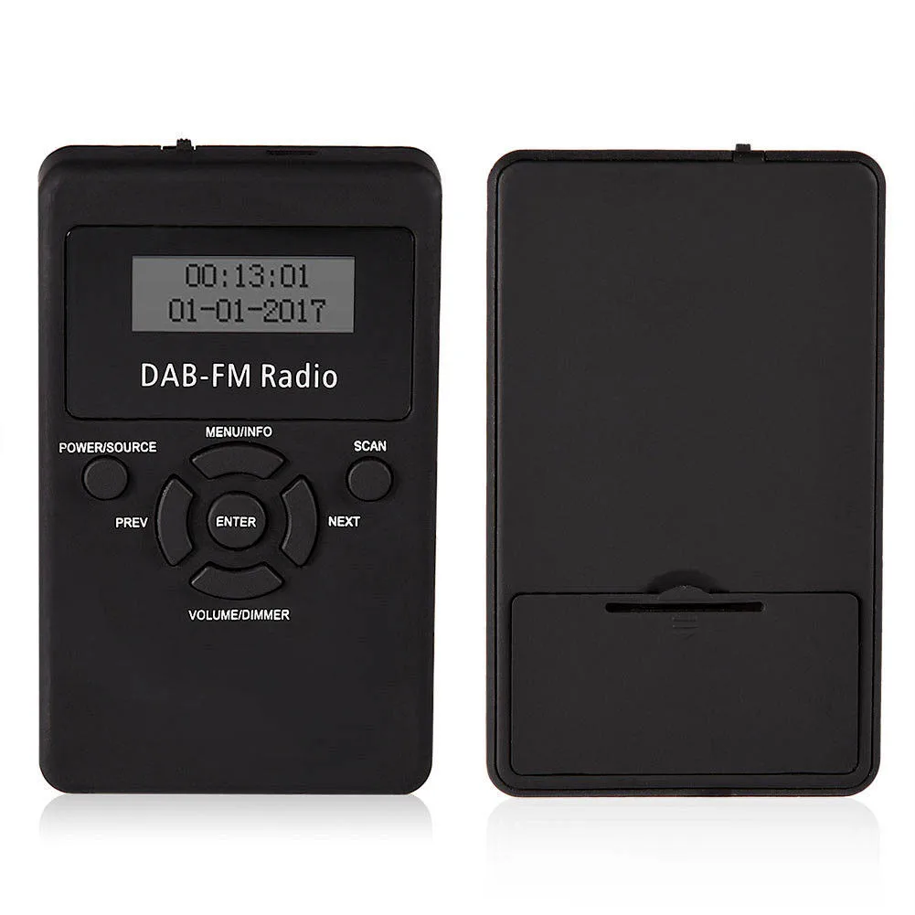 

Portable DAB/DAB+/FM Radio LCD Pocket Digital DAB Receiver Rechargeable Battery HSJ-19