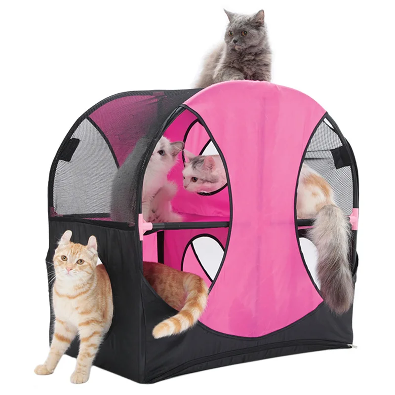 New-High-quality-Ultra-durable-Breathable-Pet-Tent-Pets-Toys-Happy-Ferris-Wheel-Tent-Tease-hide--seek-Cats-Nest-Toy-House-PT0066 (1)