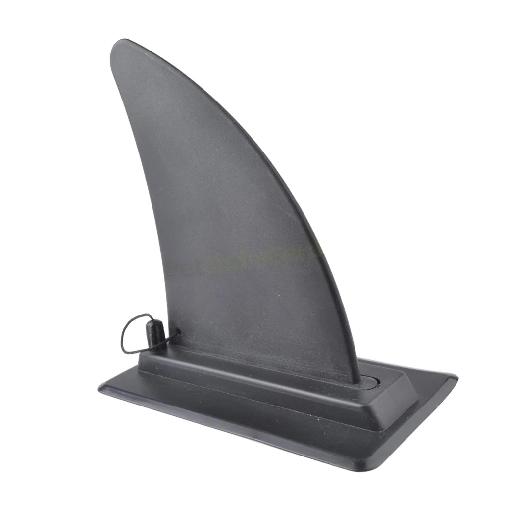 Black Tracking Integral Fin Skeg Watershed Board For Inflatable Boat Kayak Canoe Rubber Dinghy Accessories
