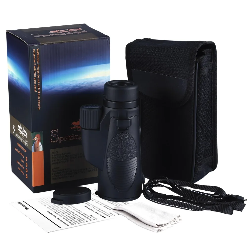 Eyeskey HD 10x42 телескоп Монокуляр водонепроницаемый для охоты Briding Comping высокая мощность открытый монокуляр для телефона