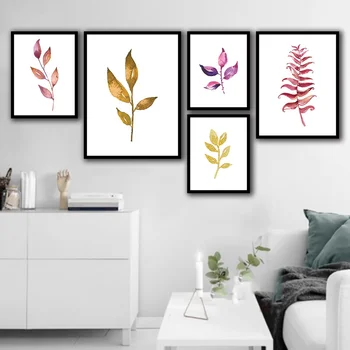 

Yellow Plants Nordic Decoration Modern Art Print Wall Decoration Living Room Bedroom Decoration Canvas Poster B5079