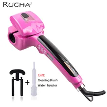 ריסוס מקצועי שיער Curler סטיילינג כלים הדיגיטלי LCD אוטומטי קרמיקה גל שיער מסלסל קסם שיער נפח