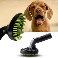 Для кота собаки домашнего животного массажный Вакуумный Очиститель пыли мех Vac для удаления Гувера Уход за волосами Щетка Насадка
