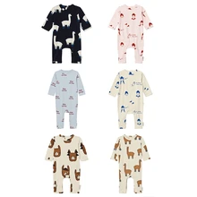 Llama Heads One Piece 2017 6 colors for baby kids clothing