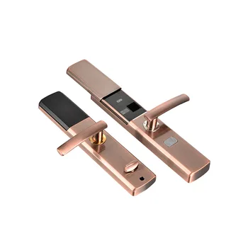 

Free Shipping OS0100 WIFI smart gateway remote cards open control biometric fingerprint password mechanical keys door lock