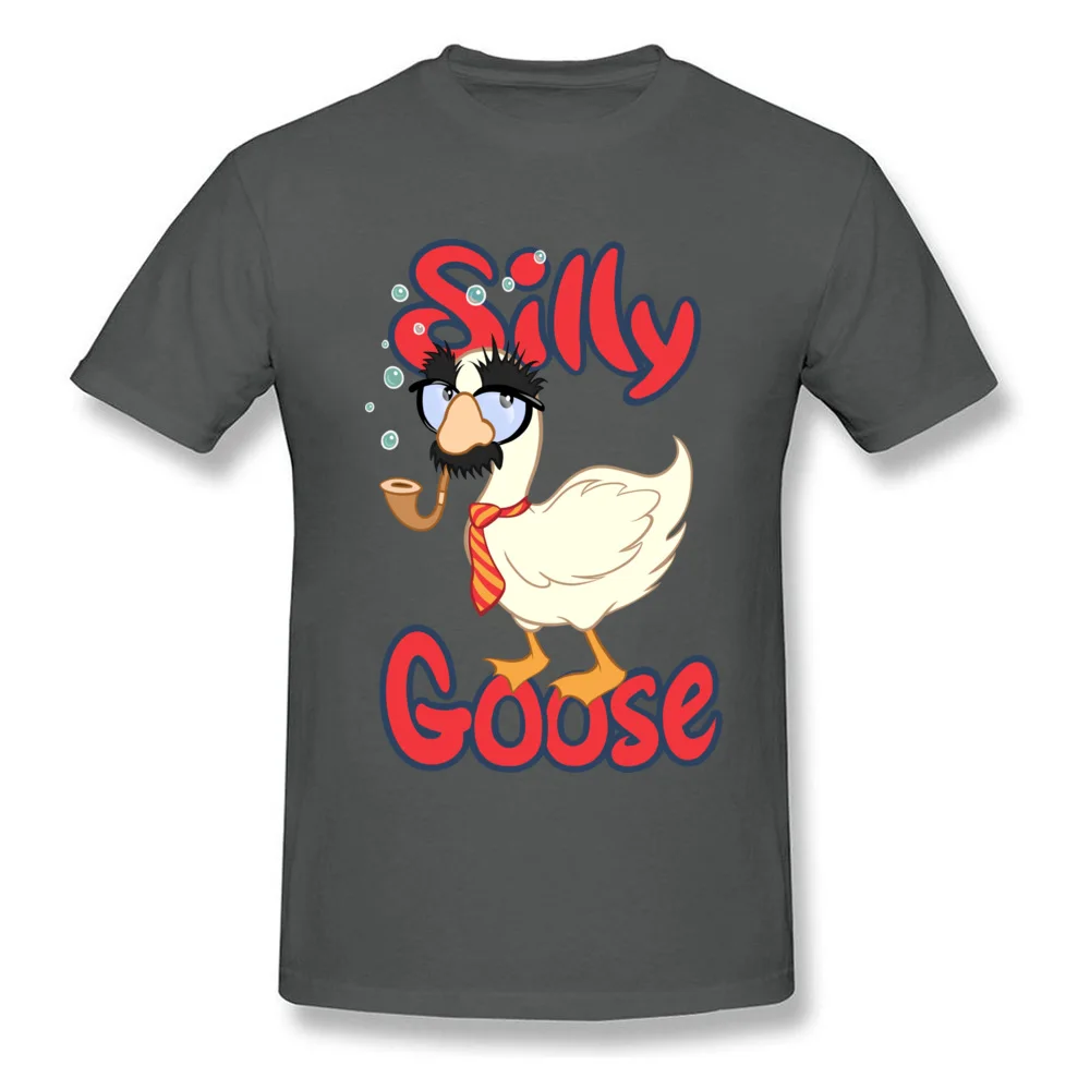 Silly Goose Simple Style Tops T Shirt Short Sleeve for Men Cotton Thanksgiving Day O-Neck T-shirts Hip hop Tee-Shirts Coupons Silly Goose carbon