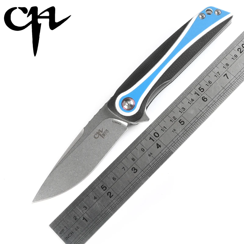 

CH 3511 ball bearing Folding knife 154-CM blade G10 handle tactical Outdoor suvival camping Hunting Pocket knives EDC Tools