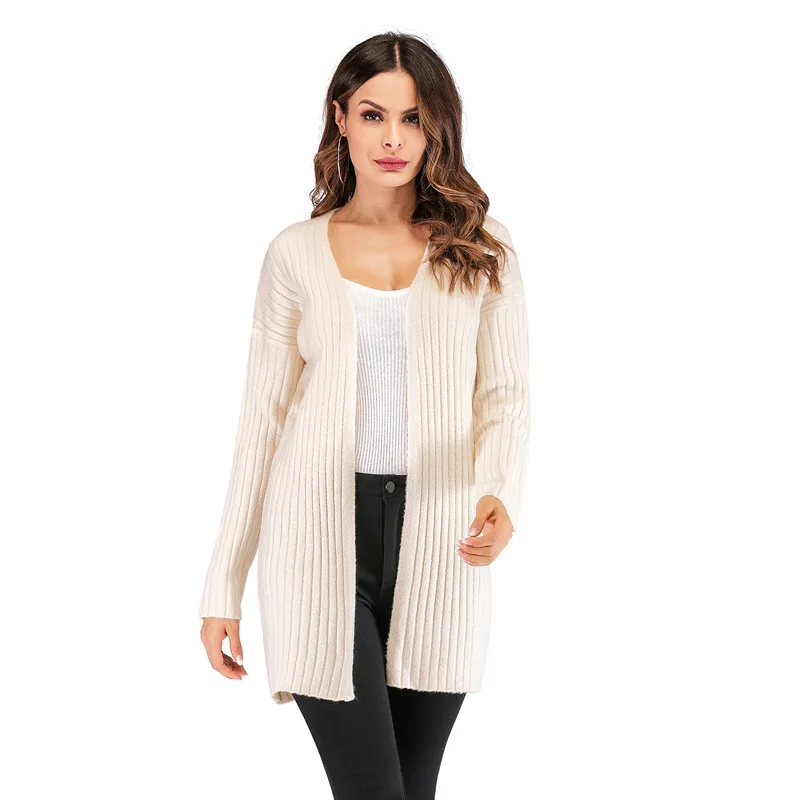 Long Cardigan Women 2018 Spring Autumn Women Fashion Sweater Long Sleeve Tricot Cardigan Jacket Winter Tops Suit Female Clothing