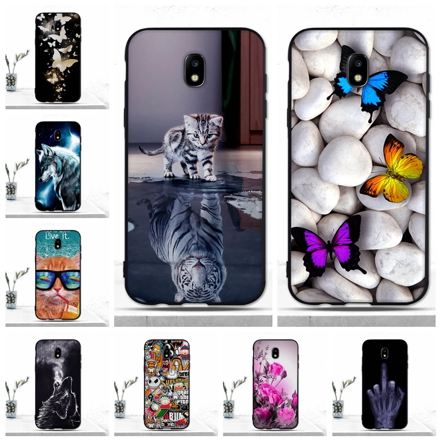 Case for Samsung Galaxy J5 2017 J530F J5 Pro 2017 EU Version Cover Soft TPU Silicon Luxury Back